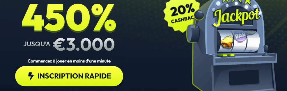 Bannière du Winzter Casino présentant le bonus de bienvenue et des offres exclusives